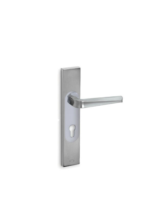 Convex 2205 Matte Chrome-Chrome Interior Door H...