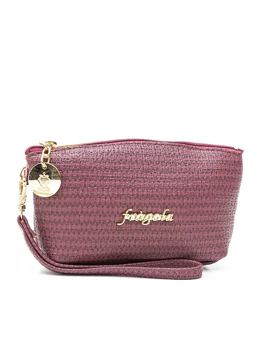Fragola Γυναικείο Νεσεσέρ Bordo Plexis 16cm