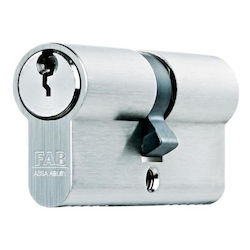 Asymmetric Lock Cylinder Fab 200rsbdnm 29+35 3 Keys Length 64mm Tfan Asymmetric Lock Cylinder Fab 200rsbdnm 29+35 3 Keys Length 64mm Tfan