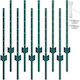 Vevor Garden Fencing Material 10pcs Green
