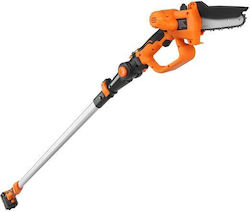 Cordless Electric Saw Extendable Vevor Length 1.08-2.43 M Li-ion Battery 2 Ah 20 V 80 W Cutting Thickness 127 Mm