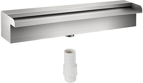 Vevor Pool Waterfall made of Stainless Steel 29.972x11.43x7.874cm Silver