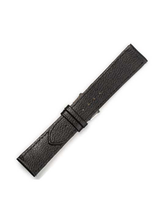 KOSTELO Leather Strap Black 16mm