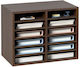 Vevor Filing Tray Brown 20.4x12x16.1cm