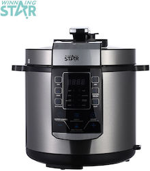 Winning Star Multi-Function Cooker 6lt 1000W Silver