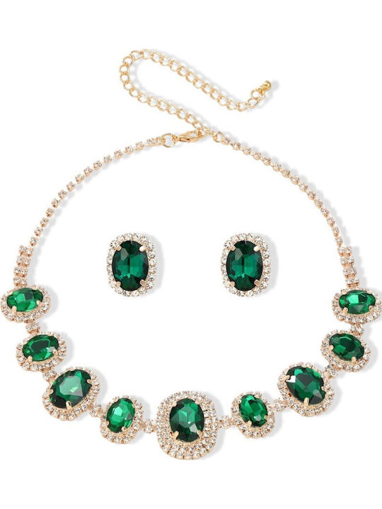 Callajewels Σετ με Κολιέ & Σκουλαρίκια