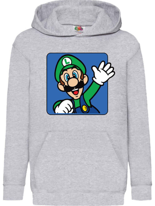 Детски суичър Super Mario Nintendo Tralala Luig...