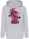 Kinder Kapuzenpullover Sweatshirt Marvel Comics Tralala Venom Deadpool 2 Grau