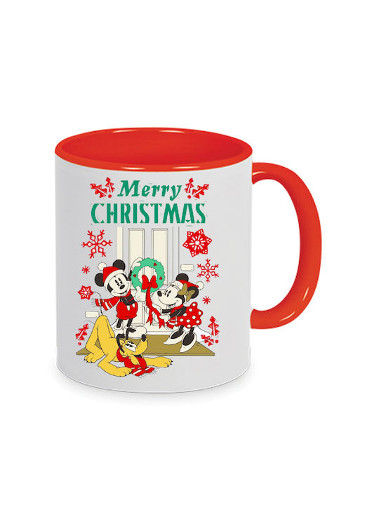 Merry Christmas Mug Ceramic White