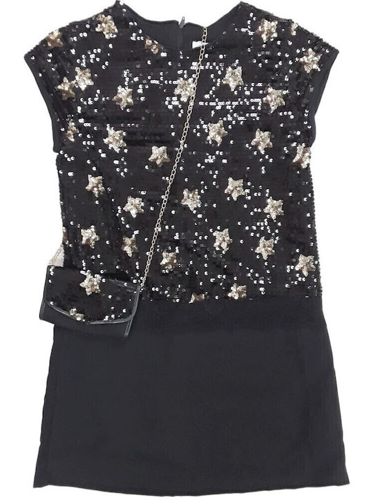 Domina Παιδικό Φόρεμα Black, Gold