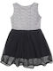 Children's Dress Sleeveless Tulle Black Rose