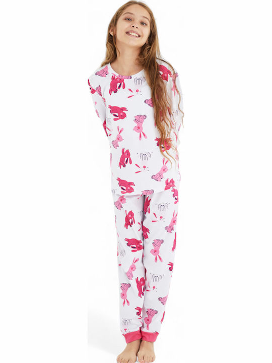 Siyah Inci Детска пижама Зимна Pink