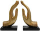 Book End Holder in Black Colour 9x19x11cm 2 Pieces