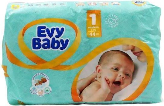 Evy Baby Klebeband-Windeln Nr. 1 für 2-5kg 44cm