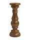 Polyresin Candle Holder Fylliana Fl39315 Gold-White Color 10x30cm 281-224-004