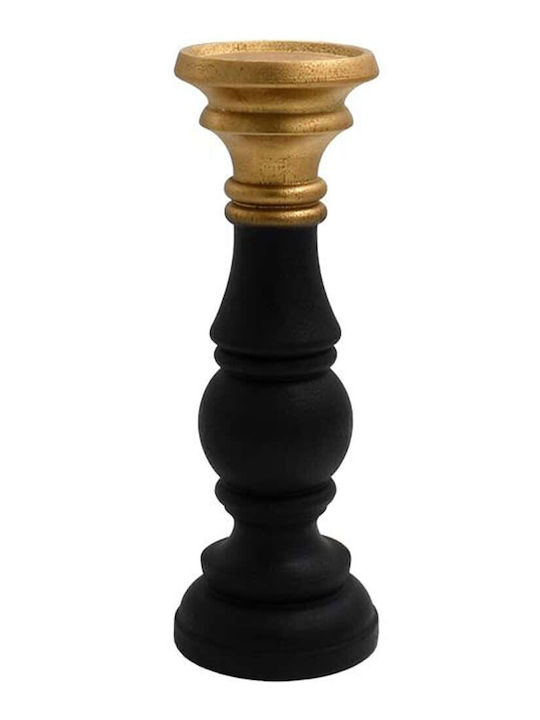 Polyresin Candle Holder Fylliana Fl39324 Black-...