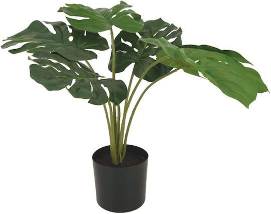 Monstera Tree Green Real Touch Plastic Pot H46cm 6/kib 04-20031