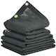 Vevor Schwerlast-PVC-Schwarz-Abdecknetz für Kipper 6 x 14 ft