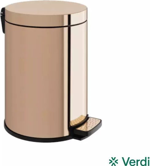 Verdi Inox Bathroom Basket Pink