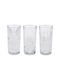 Excellent Houseware Σετ Ποτήρια Νερού από Γυαλί 380ml 3τμχ