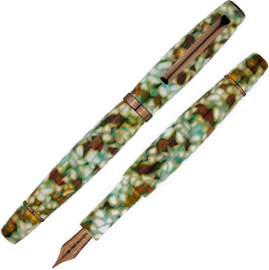 Scribo La Dotta Travertino Fountain Pen Gold 18ct M Medium
