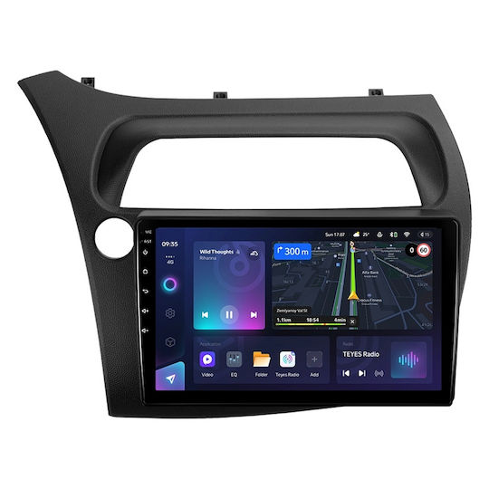 Teyes Sistem Audio Auto pentru Honda Civic Skoda Rapid Dodge Călătorie 2005-2012 (Bluetooth/USB/WiFi/GPS/Apple-Carplay/Android-Auto) cu Ecran Tactil 9"