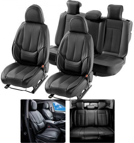 Vevor Car Cover Set 13pcs Leatherette Black