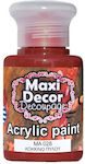 Maxi Paint Decoupage Red 130ml