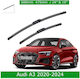 Bosch Aerotwin 3398000045 Front Set Wiper Blades for Audi A3 2020-2024 650mm 475mm 24" & 19" 2 Pieces