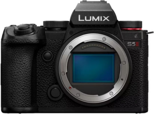 Panasonic Lumix S5 II Mirrorless Φωτογραφική Μηχανή Body Μαύρη