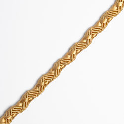 Κορδόνι Rayon Σχέδιο Χρυσό 0.7cm Μέτρο