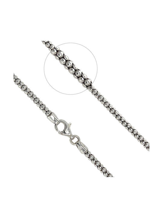 Xryseio White Gold Chain Neck 18K Length 45cm