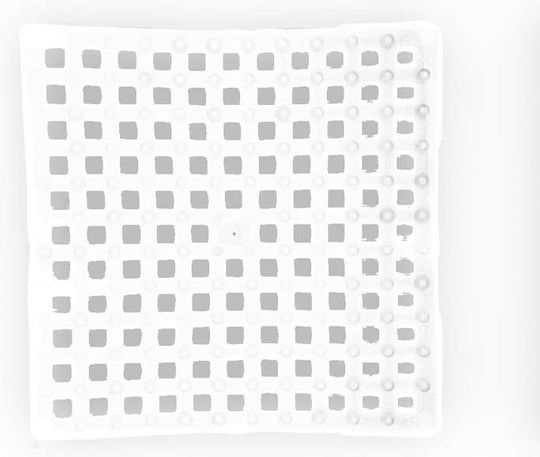 Dimitracas 00093.001 Antiderapant pentru duș cu ventuze Alb 54x55εκ.