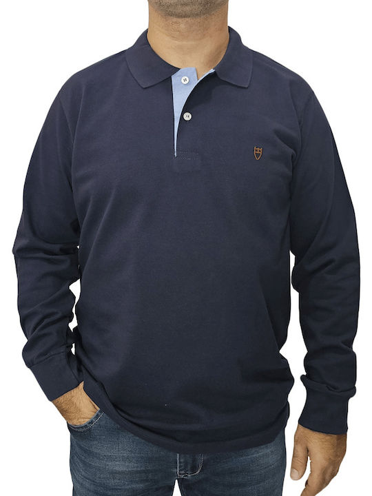 Unique Polo Blouse Navy