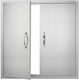 Vevor BBQ Door 790x790mm Stainless Steel Double Outdoor Kitchen Door Smmbscjmys311k36zv0