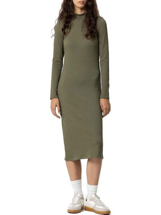 Tiffosi Midi Kleid Olive