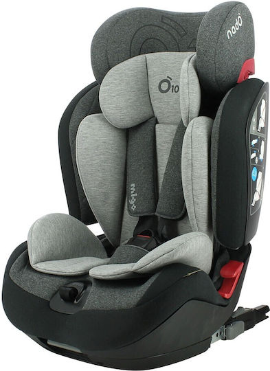 Nado O10 Scaun Auto pentru Copii cu Isofix Black Stone 9-36 kg