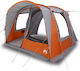 vidaXL Car Camping Tent Orange for 4 People 300...
