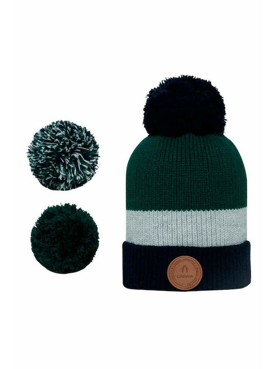 Beanie Unisex Σκούφος Πλεκτός σε Μπλε χρώμα