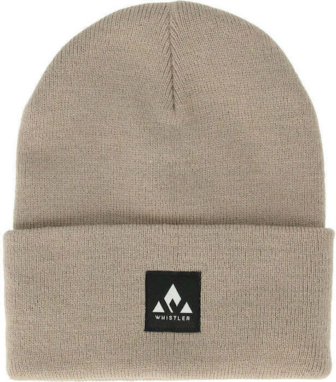 Beanie Unisex Σκούφος Πλεκτός σε Καφέ χρώμα