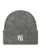 Cuff Beanie Beanie Knitted in Gray color