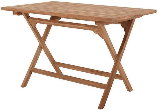 Winston Foldable Garden & Terrace Table 120x70x75 Natural Winston Foldable Garden & Terrace Table 120x70x75 Natural