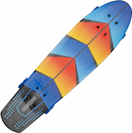 Action One Complete Penny Board Hawaii Surfing 68 X 17.5 Cm Multicolor