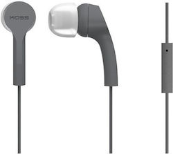 Koss In-ear Handsfree Headphones with Connector 3.5mm Gray