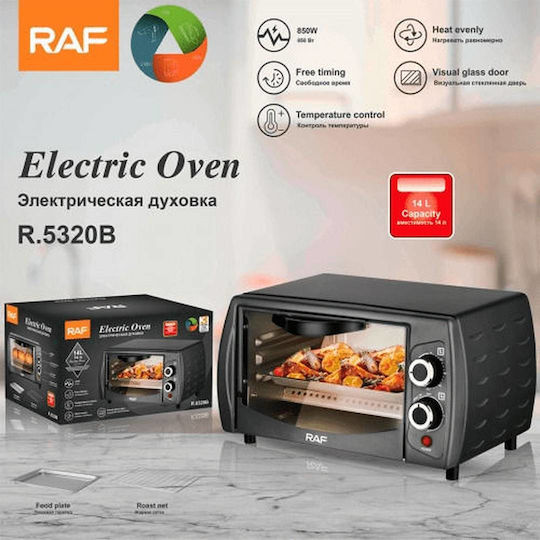 Raf Elektrischer Ofen 14Es Ohne Brenner Schwarz