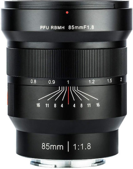 Viltrox Voller Rahmen Kameraobjektiv 85mm f/1.8 MF für Sony E Mount Black