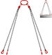 Vevor Lifting Chain 10ft 5/16" 5 Ton 4 Hooks 3msglt00000000001v0