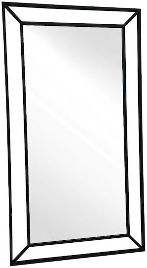 Hängespiegel Schwarz 100xh180cm