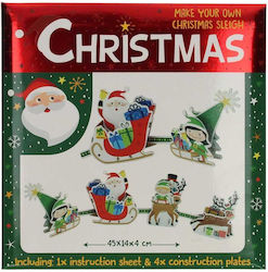 DIY Weihnachtsset: Baue deinen eigenen Weihnachtsmann-Schlitten 45cm DIY Weihnachtsset: Baue deinen eigenen Weihnachtsmann-Schlitten 45cm