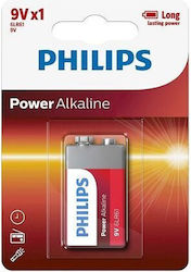 Philips Power Alkaline Battery 9v 6lr61